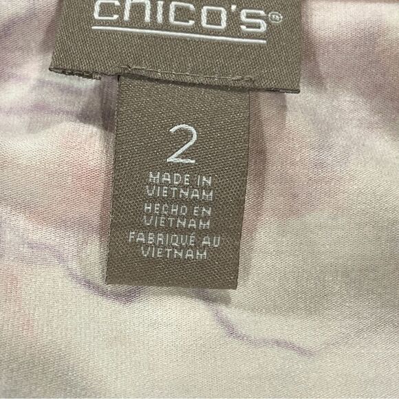 Floral striped Sleeveless hi-low midi Dress - Picture 10 of 14